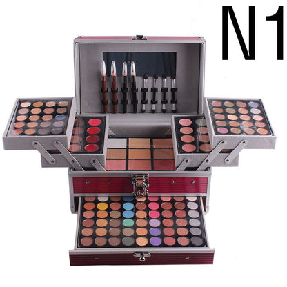 Boîte à fards à paupières mat, étui à cosmétiques, plateau de maquillage multifonction - LUXARAH