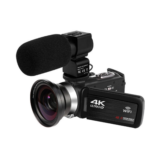 Caméra vidéo numérique 4K à écran tactile de 3,0 pouces avec télécommande Wi-Fi