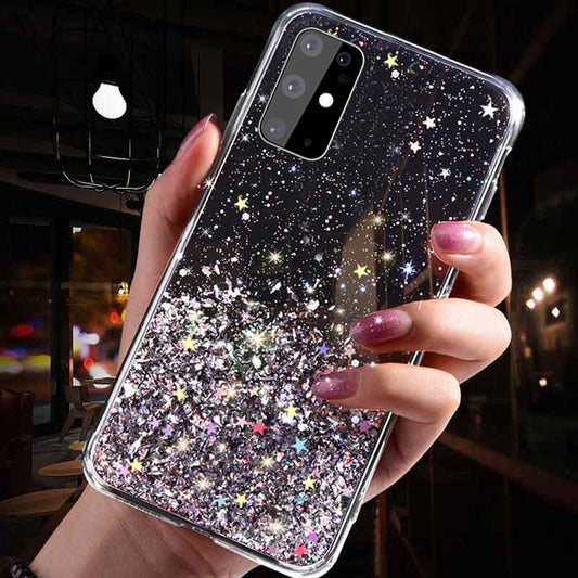 Coque de téléphone portable Samsung avec étoile rose dégradée