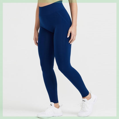 Leggings sans couture pour femmes, legging froissé pour le travail - LUXARAH