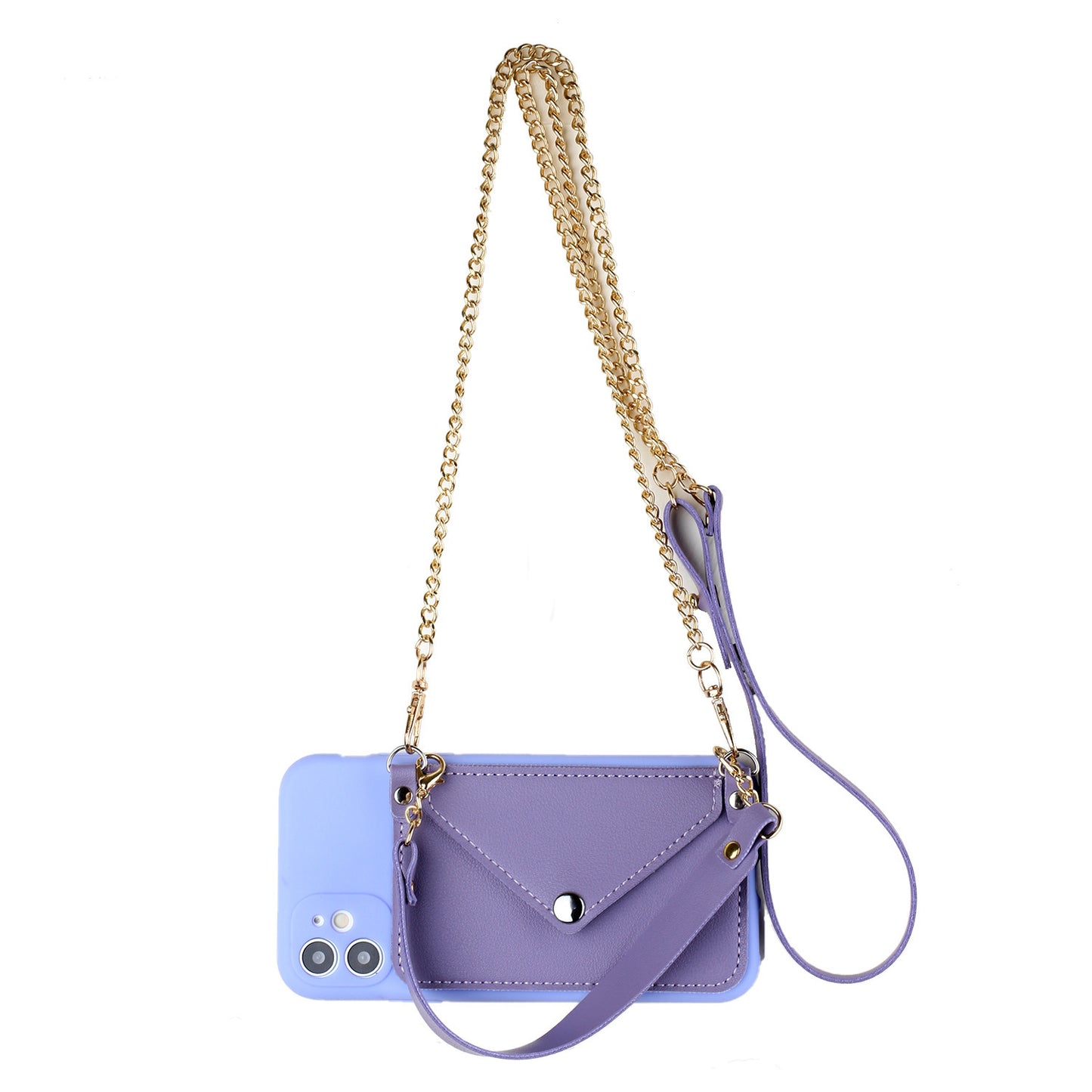Porte-monnaie Oin avec coque de protection givrée, portable en diagonale