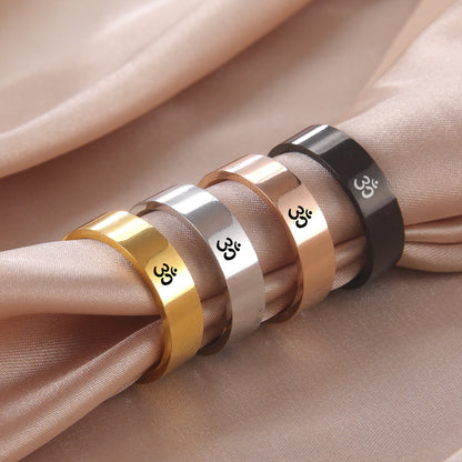 Anneau de yoga en acier inoxydable pour hommes et femmes - LUXARAH
