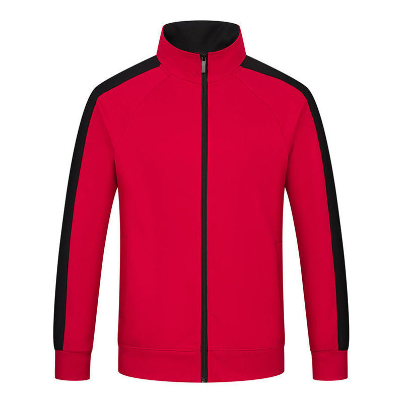 Veste à capuche décontractée à col montant pour homme