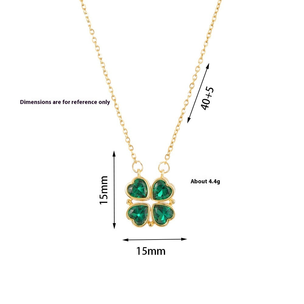 Collares de nuevo estilo, cadena de clavícula de circonita.
