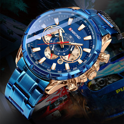 Montre tactique étanche et lumineuse pour moto, chronométrage multipoints - LUXARAH