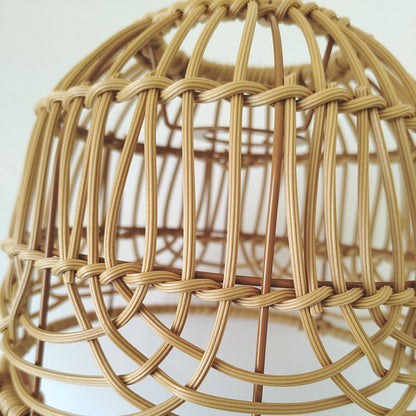 Lustre américain simple en rotin tissé à la main - LUXARAH
