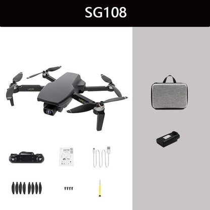 Drone aérien pliable à quatre axes haute définition 4K avec télécommande