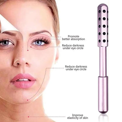 30 bâtons de massage en germanium, rouleau de massage pour le visage, barre de lifting du visage, masseur facial anti-rides, outil de soins de la peau, rouleau de massage pour le visage Derma Rolling - LUXARAH