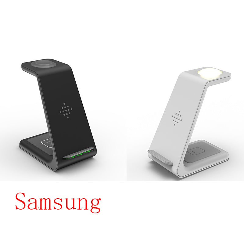 Station de charge rapide 3 en 1, support de chargeur sans fil, station de charge rapide sans fil pour support de téléphone