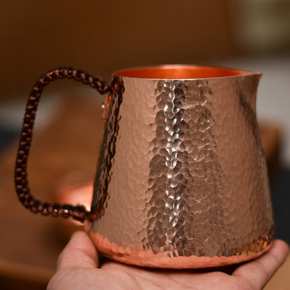 Pichet à thé en cuivre pur, fait à la main - LUXARAH