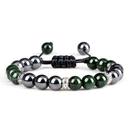 Bracelet en hématite tissé pour le couple - LUXARAH