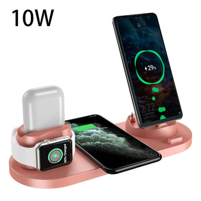 Chargeur sans fil pour iPhone, chargeur rapide pour téléphone, station de charge rapide pour montre, station de charge 6 en 1