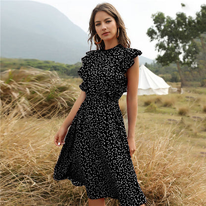 Robe longue d'été en mousseline de soie - LUXARAH