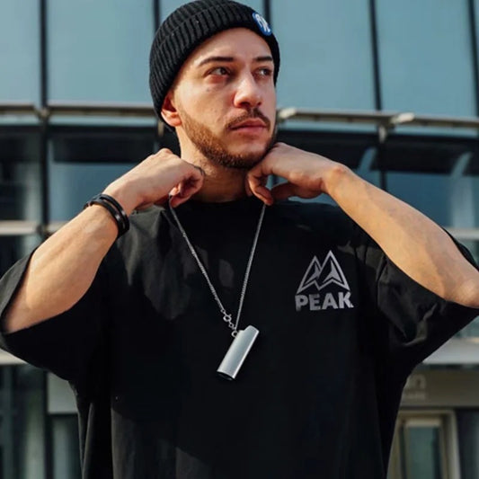T-shirt ample oversize à manches courtes pour homme - LUXARAH