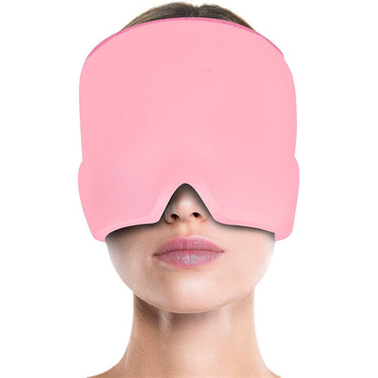 Chapeau anti-migraine, thérapie par le froid, produits anti-migraine, enveloppement confortable pour la tête, pack de glace, masque pour les yeux gonflés - LUXARAH