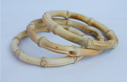 Bracelet en bambou de style ethnique naturel original style pastoral - LUXARAH