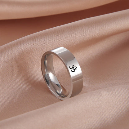 Anneau de yoga en acier inoxydable pour hommes et femmes - LUXARAH