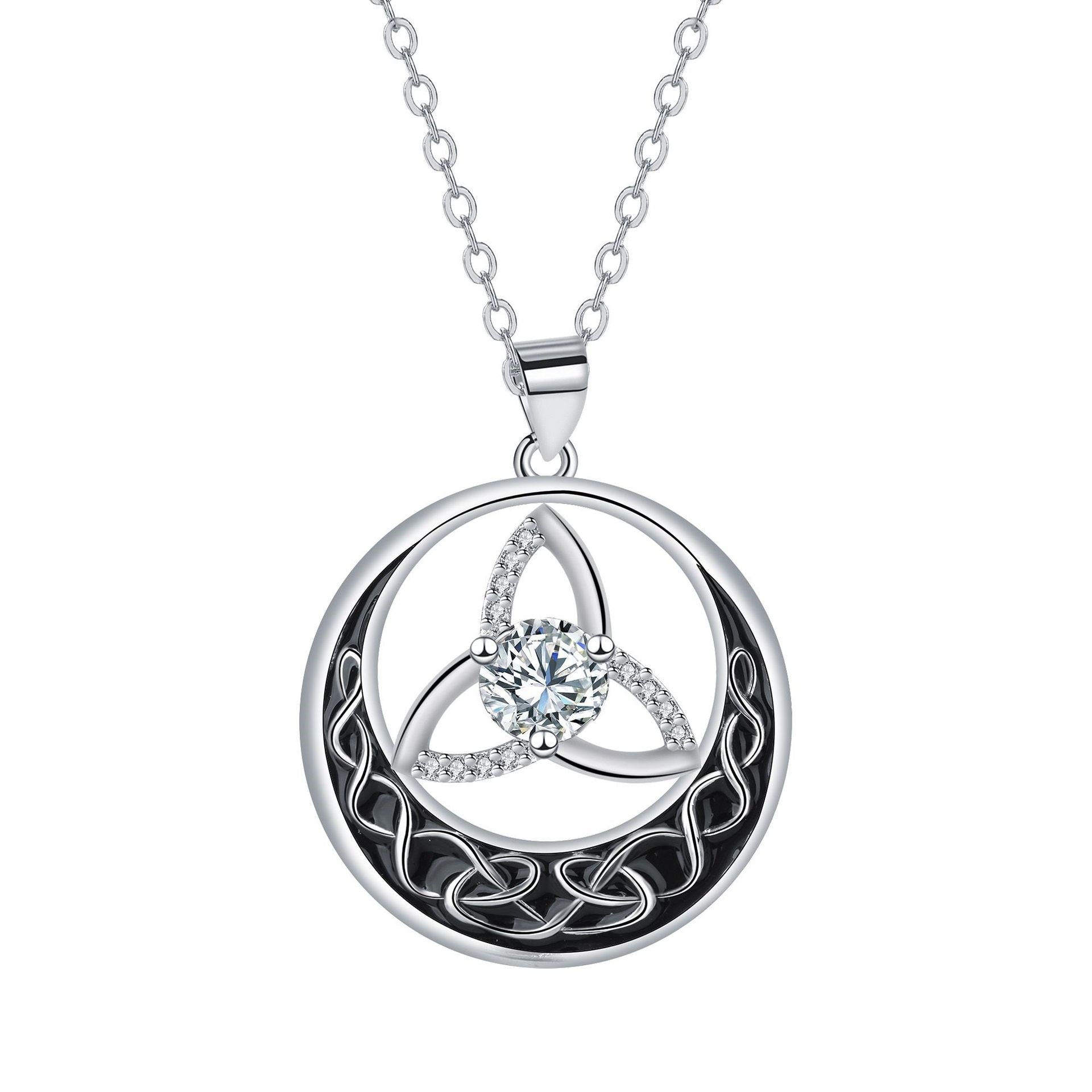 Collier pendentif celtique pour hommes et femmes, style rétro - LUXARAH