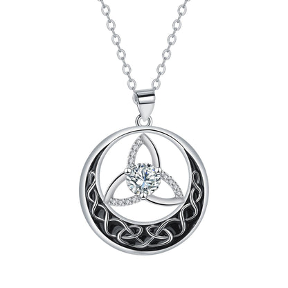 Collier pendentif celtique pour hommes et femmes, style rétro - LUXARAH