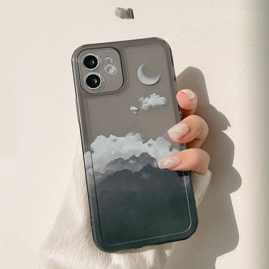 Coque de téléphone portable dégradée Late Night Cloud