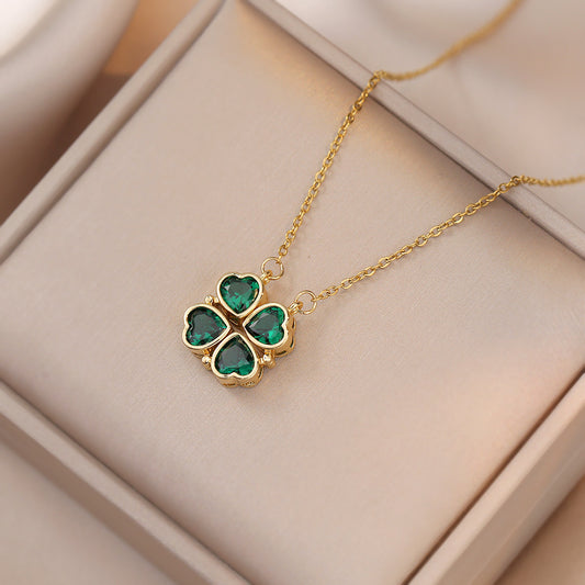 Colliers de style nouveau, chaîne de clavicule en zircon