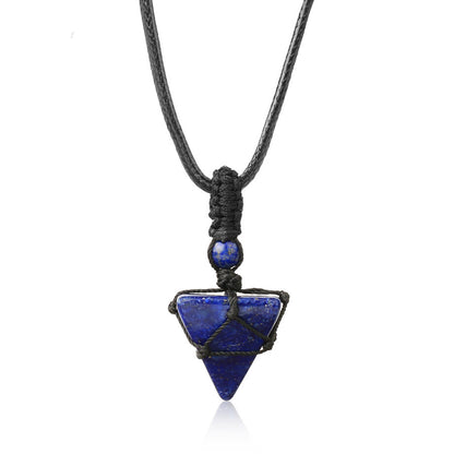 Crystal and natural stone necklaces for men and women