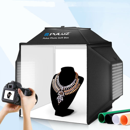 Boîte à lumière LED pliable de 40 cm pour studio photo, éclairage simple pour prise de vue