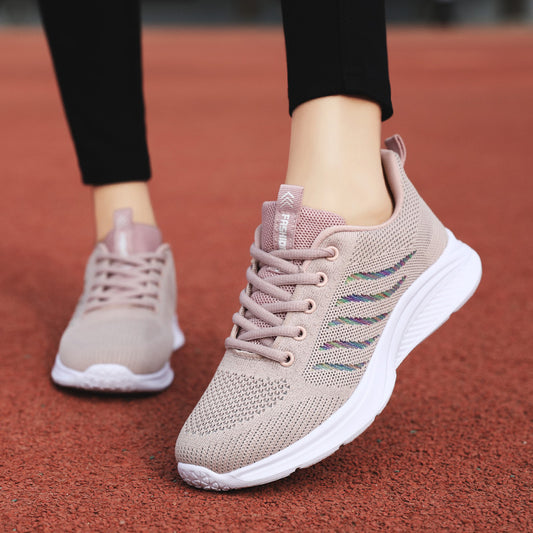 Chaussures de course à pied en maille pour femmes d'âge moyen - LUXARAH