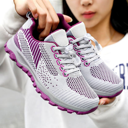 Chaussures de course décontractées à semelle souple pour hommes et femmes - LUXARAH
