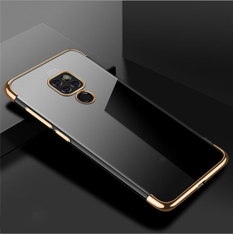 Coque transparente en TPU pour téléphone portable, trois sections