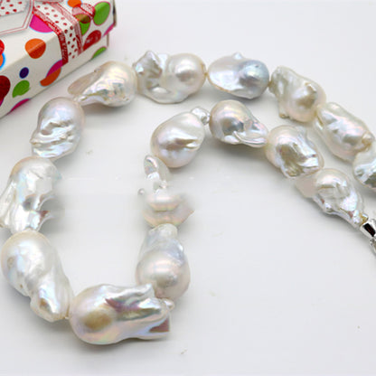 Colliers de perles de style baroque pour femmes