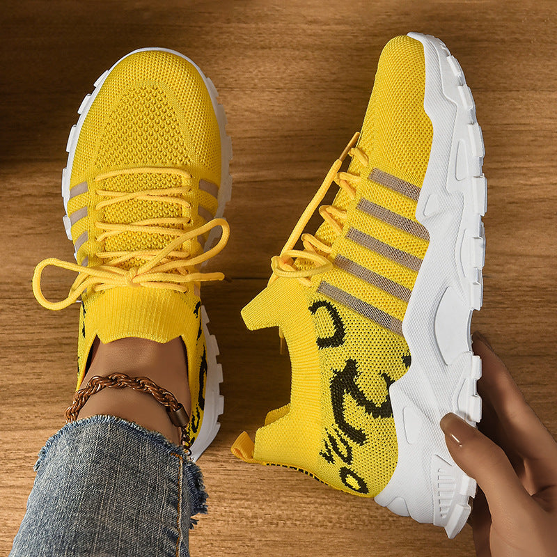 Chaussures en maille respirantes et tendance pour femmes