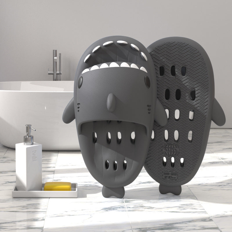 Chaussons requin avec trous de drainage, chaussures de douche pour femmes, séchage rapide, EVA, sandales de plage - LUXARAH