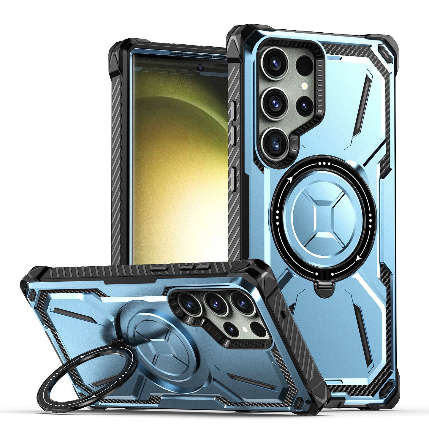 Coque de téléphone magnétique résistante aux chutes