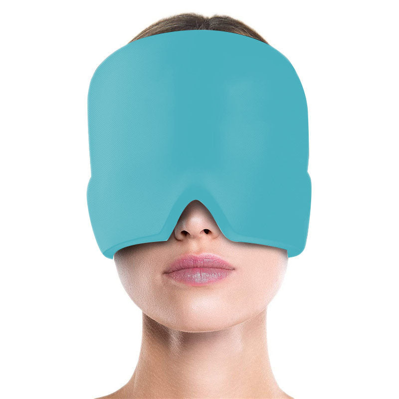 Chapeau anti-migraine, thérapie par le froid, produits anti-migraine, enveloppement confortable pour la tête, pack de glace, masque pour les yeux gonflés - LUXARAH