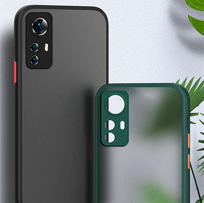 Coque de protection transparente en silicone givré ultra-mince et résistante aux chutes
