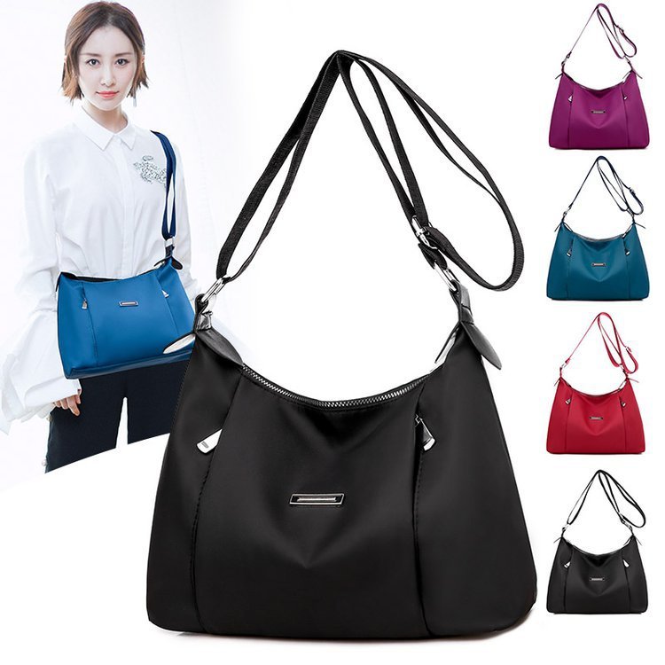 Sac à bandoulière en tissu Oxford tendance pour femme