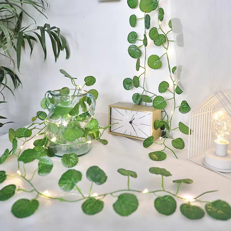 Guirlande lumineuse décorative en rotin pour cour extérieure - LUXARAH