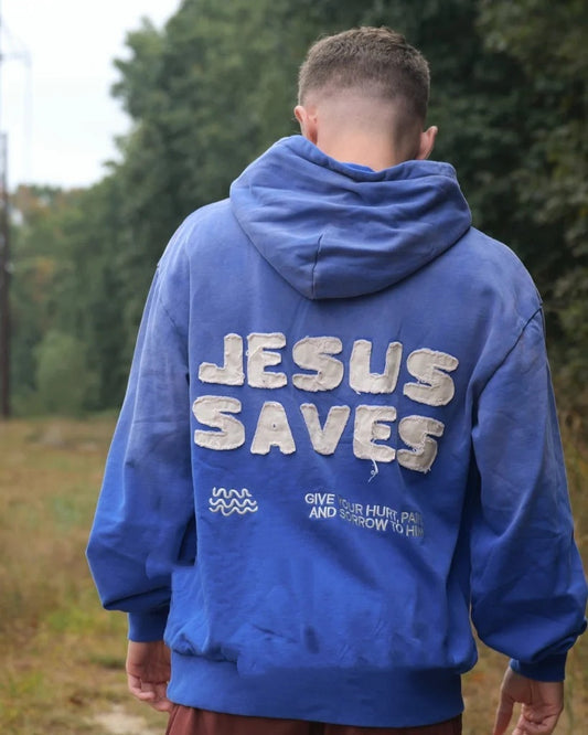 Pull à capuche à manches tombantes