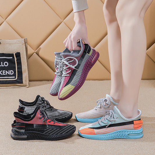 Chaussures de course légères et décontractées pour femmes, à la mode et parfaitement assorties - LUXARAH
