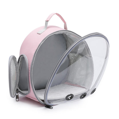 Sac à dos pour animal de compagnie, cage de transport transparente pour hamster, petit animal, cochon d'Inde, écureuil volant, furet, lapin - LUXARAH