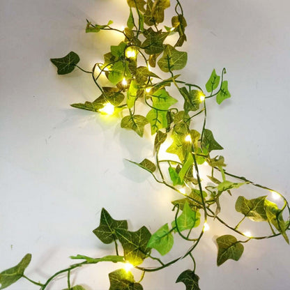 Guirlande lumineuse décorative en rotin pour cour extérieure - LUXARAH