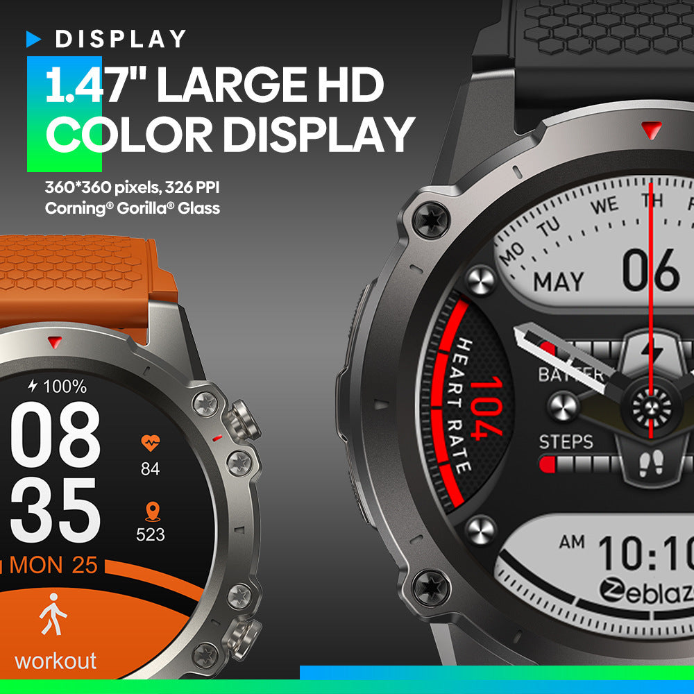 Montre de sport Zeblaze VIBE 7 Lite avec appels Bluetooth - LUXARAH