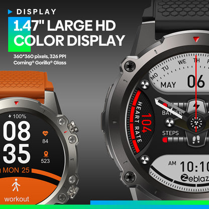 Montre de sport Zeblaze VIBE 7 Lite avec appels Bluetooth - LUXARAH