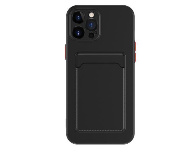 Coque de téléphone en silicone liquide simple et de couleur pure