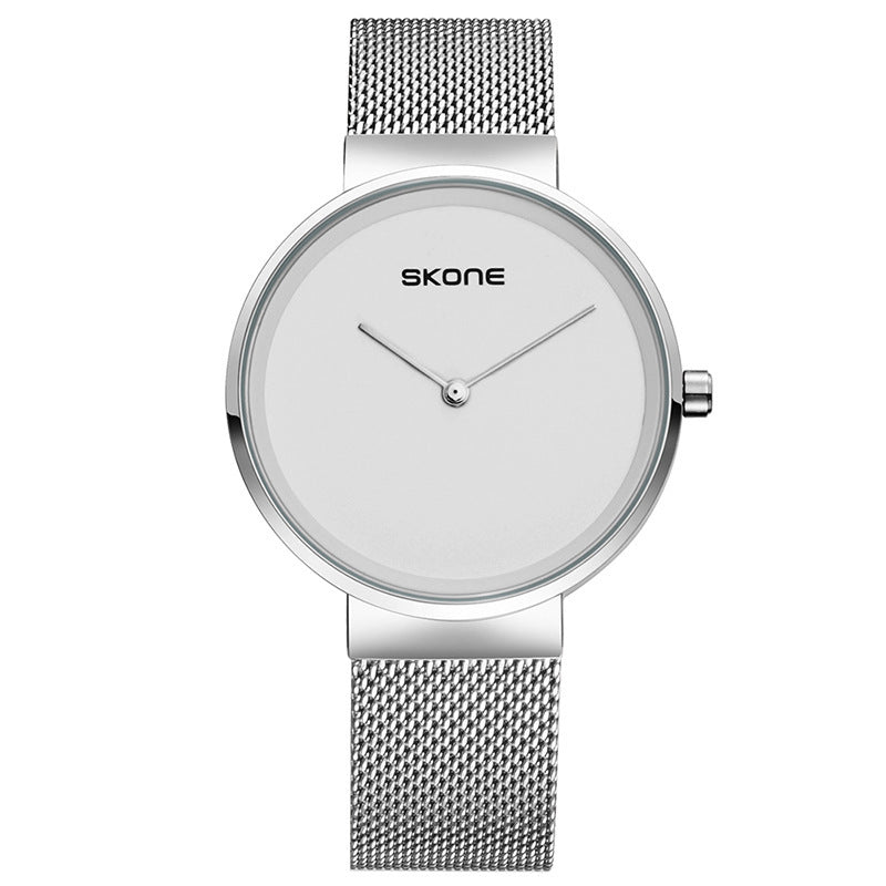 Montre à quartz étanche pour femme, bracelet en maille, tendance et simple - LUXARAH