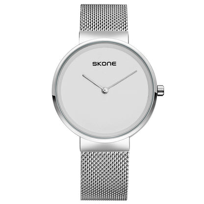 Montre à quartz étanche pour femme, bracelet en maille, tendance et simple - LUXARAH