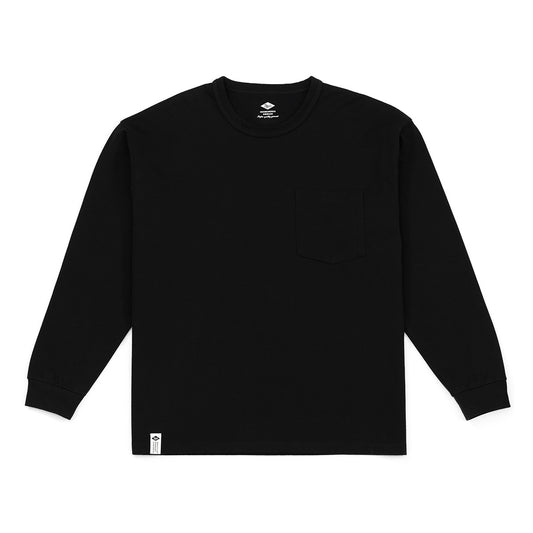 T-shirt oversize à manches longues et couleur unie pour homme - LUXARAH