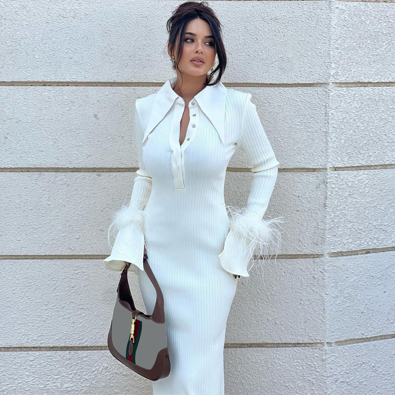 Robes longues à col polo - LUXARAH