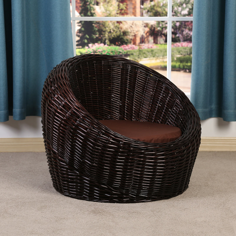 Canapé-chaise créatif en osier et rotin - LUXARAH